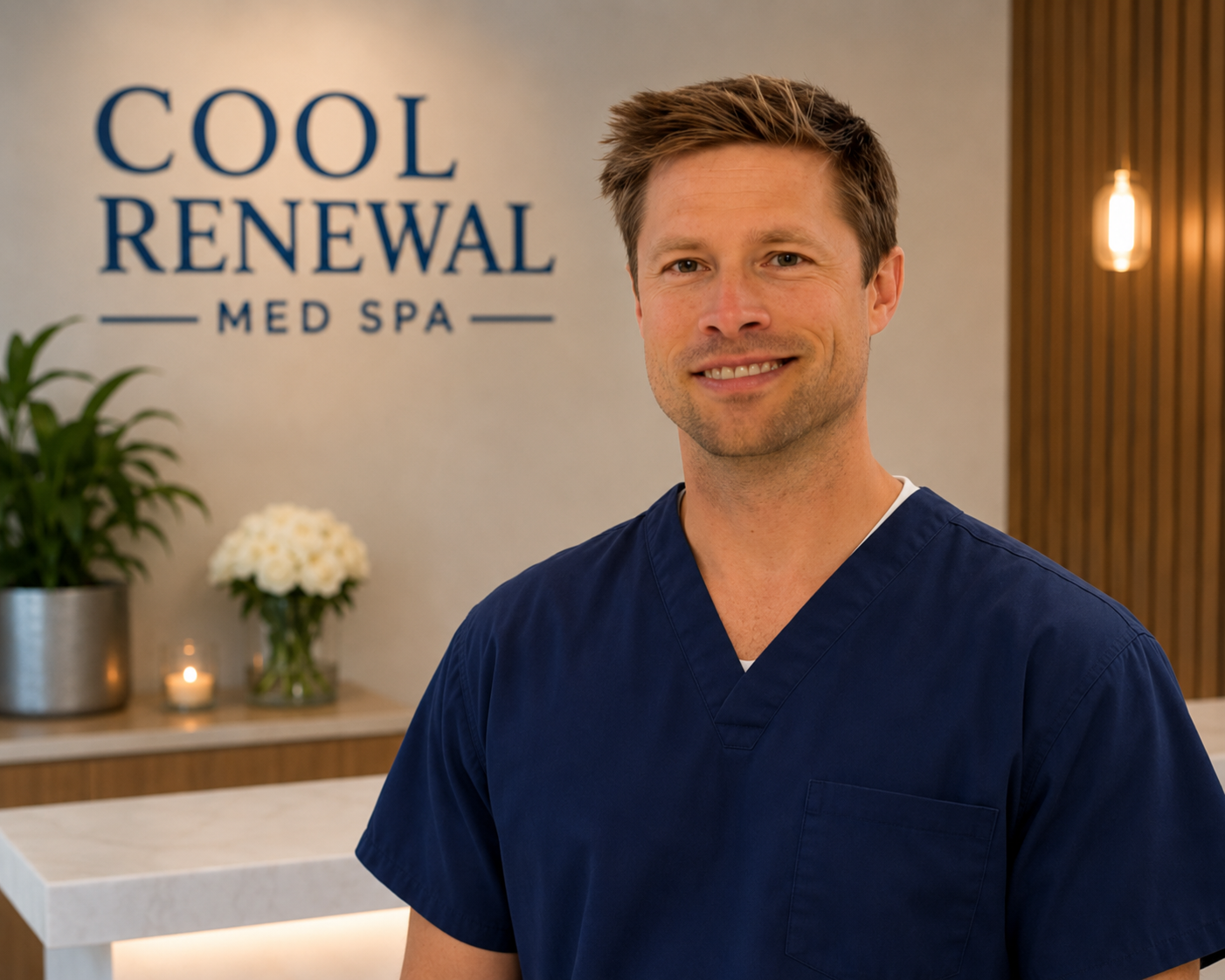 Headshot of Dr. Jason Patten – Medical Director of Cool Renewal Med Spa